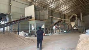 Customer factory sand dryer