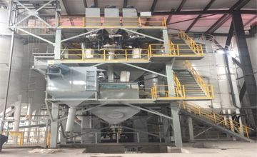 Fully Automatic Dry Mortar Mixer Production Line Installation Site in Shen Zhen Province