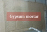 Gypsum Mortar