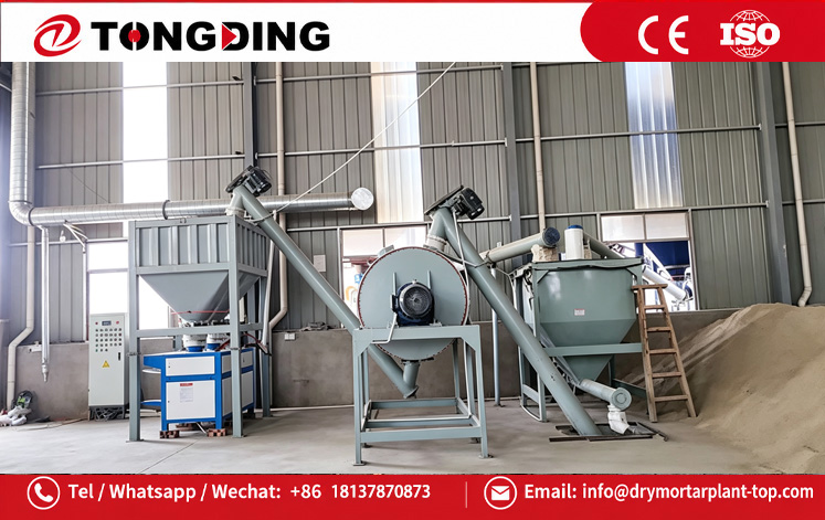 Inter facial mortar mixing Plant