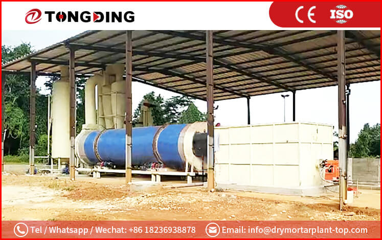 Paddle Stirring Drum Rotary Dryer