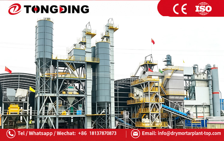Wall tiles adhere to Mortar Mixing Plant
